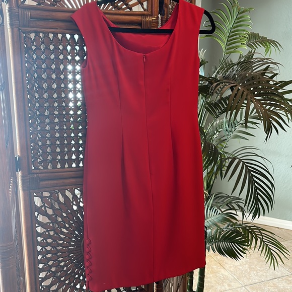 Vintage red Clues Collection dress size 6 - Picture 3 of 7